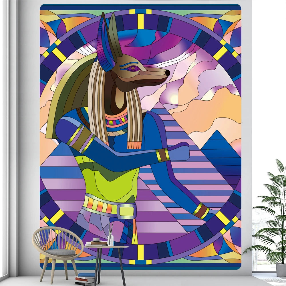 Anubis, god of mysteries and pyramids